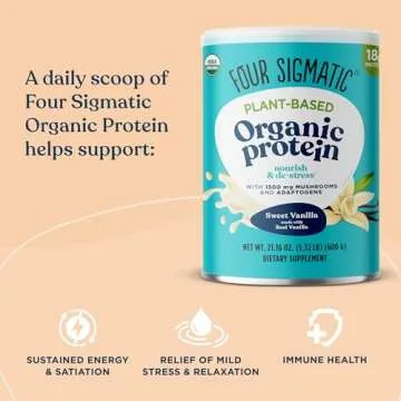 Four Sigmatic Organic Plant Protein Powder for Health