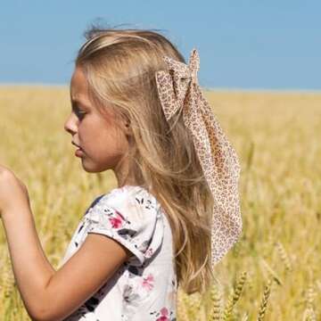 HLTOO 4PCS Floral Big Ribbon Hair Bows, Oversized Long-tail Hair Clips, Large Hair Barrettes, for Women and Girls Hair Styling Accessories, Black, Red, Green, Purple