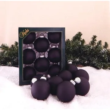 Krebs Designer Seamless Glass Ball Ornaments for Christmas
