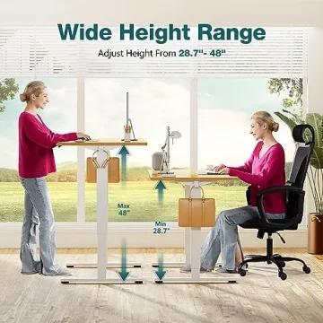 SMUG Adjustable Electric Standing Desk for Home Office