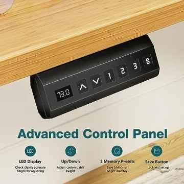 SMUG Adjustable Electric Standing Desk for Home Office