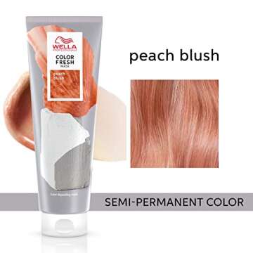 Wella Professionals Color Fresh Masks|Peach Blush|Natural Shade|Temporary Color|Damage Free|Color-De...