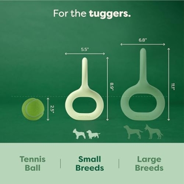 Earth Rated Tug of War Toy for Dogs with Ergonomic Grip