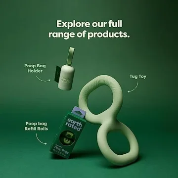 Earth Rated Tug of War Toy for Dogs with Ergonomic Grip