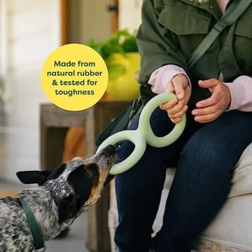 Earth Rated Tug of War Toy for Dogs with Ergonomic Grip