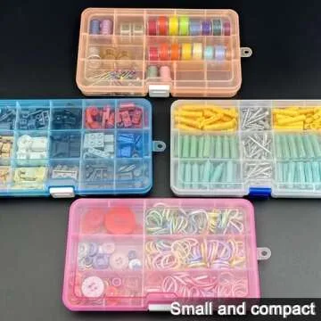 DUOFIRE Adjustable Storage Box Set for Craft & Jewelry