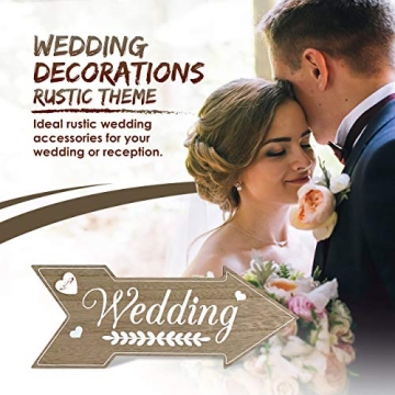 Rustic Wedding Directional Signs for Perfect Ceremonies