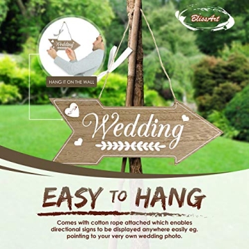 Rustic Wedding Directional Signs for Perfect Ceremonies