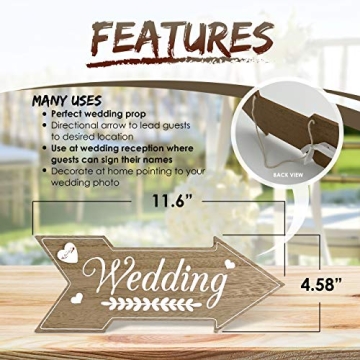 Rustic Wedding Directional Signs for Perfect Ceremonies