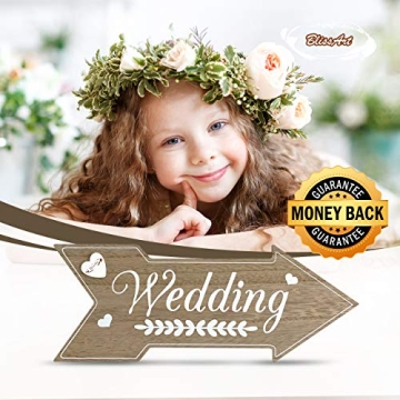 Rustic Wedding Directional Signs for Perfect Ceremonies