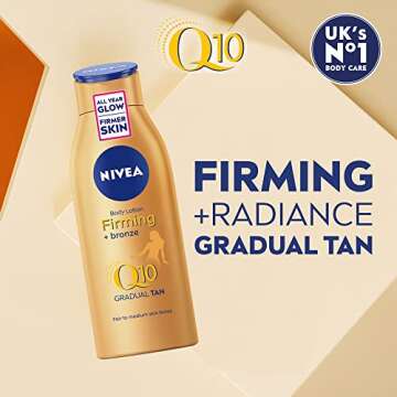 NIVEA Q10 Gradual Tan Moisturizer for Radiant Skin