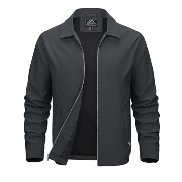 MAGCOMSEN Men's Lightweight Windbreaker Jacket - Stylish & Practical