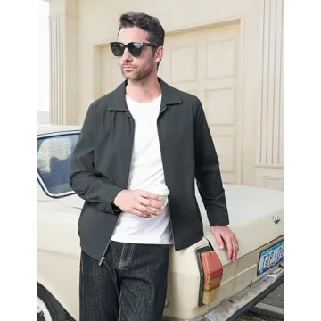 Stylish MAGCOMSEN Men's Lightweight Windbreaker Jacket