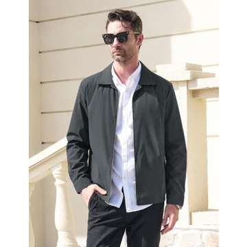Stylish MAGCOMSEN Men's Lightweight Windbreaker Jacket