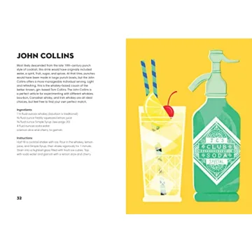 Whiskey Cocktail Book for Enthusiasts & Home Entertainers
