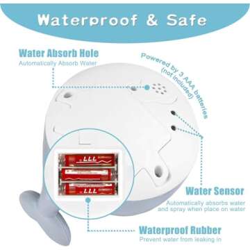 ZHENDUO Light Up Bath Toy for Toddlers and Kids