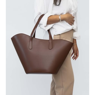 Stylish LA3LY Vegan Leather Tote Bag for Women