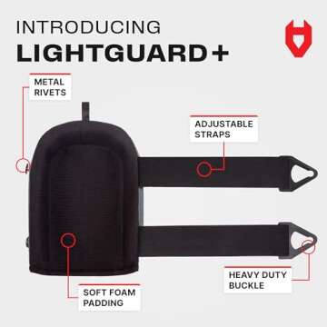 NoCry Non-Slip Work Knee Pads with Thick Foam, Strong Straps & Easy-Fix Clips - Ideal for Gardening,...