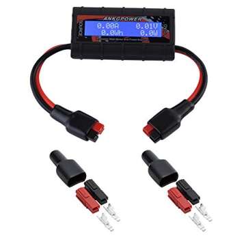 ANKG 150A Watt Meter Power Analyzer, High Precision RC with Digital LCD Screen&2 Sets of 45amp Power...