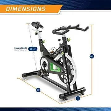 MARCY Club Revolution Cycle Trainer for Home Workouts