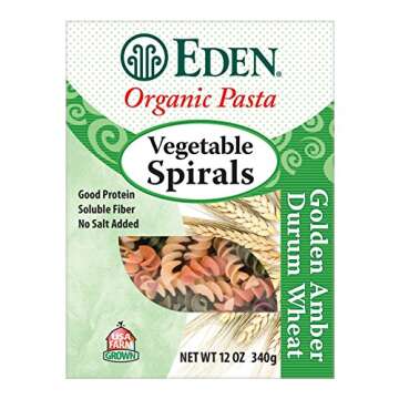 Eden Organic Vegetable Spirals, 12-Ounce Packages (Pack of 6)