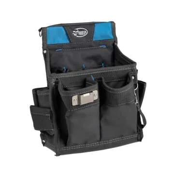 Dead On Tools HDP222496 Pro Electricians Professional Pouch, Black|black