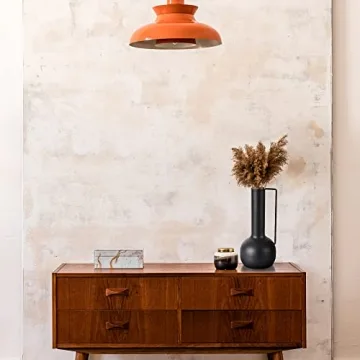 Stylish Modern Black Metal Vase for Home Décor