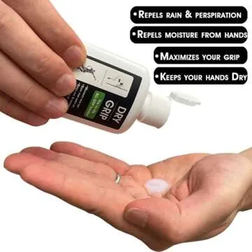 W4W Dry Hands & Pole Grip Solution – Transparent, Non Sticky, Anti-Slip Solution for Pole Dancing, Tennis, Golf and all Sports - Repels Sweat & Moisture from Hands