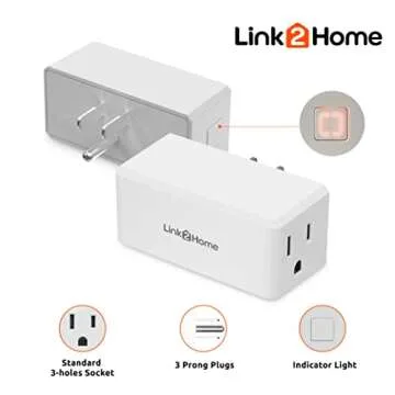 Link2Home Wireless Remote Control Outlet Light Switch