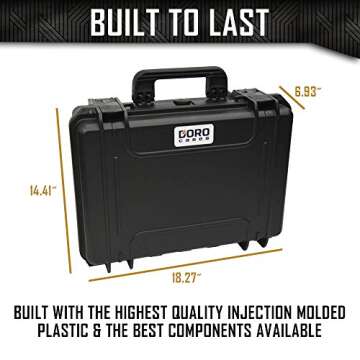 5 Pistol 18 Magazine DORO Gun Case - Waterproof Tactical Holder