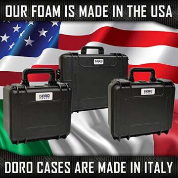 5 Pistol 18 Magazine DORO Gun Case - Waterproof Tactical Holder