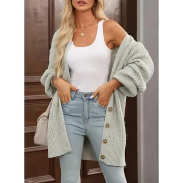 SHEWIN Women's Lightweight Cardigan for Everyday Style