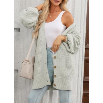 SHEWIN Women's Lightweight Cardigan for Everyday Style