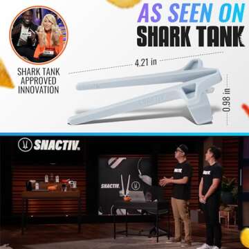 SNACTIV LITE Finger Chopsticks for Gamers 4PC Bundle - As Seen on Shark Tank! The Official Snacking Tool of the Future - Enjoy Snacks and Chips with Ease - Innovative Gaming Snacking Solution