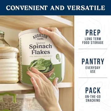 Augason Farms Spinach Flakes: Emergency Food Supply, 45 Servings