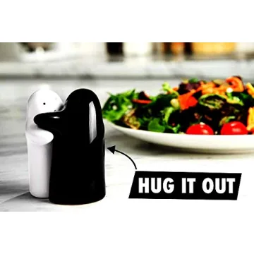 Hugging Salt and Pepper Shakers Set - Cute & Modern