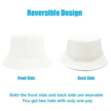 Sydbecs Reversible Bucket Hat for Men and Women