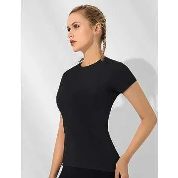 Loovoo Women Workout Shirts - Dry Fit & Moisture Wicking