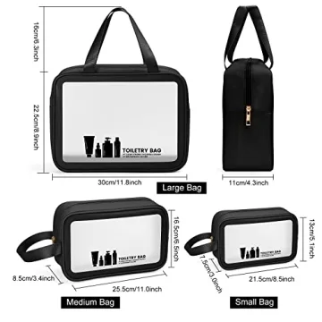 MAANGE Toiletry Bag Set - Durable Travel Companion for All