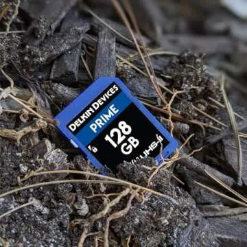 Delkin Devices Prime 128GB SDXC UHS-II Memory Card – 300MB/s Read, 250MB/s Write | Ideal for 8K, 4K, HDR, and 360º Video | High-Performance SD Card for Cameras