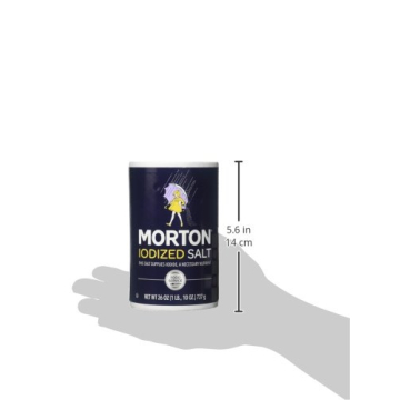Morton Iodized Salt - 737 Grams of Premium Flavor