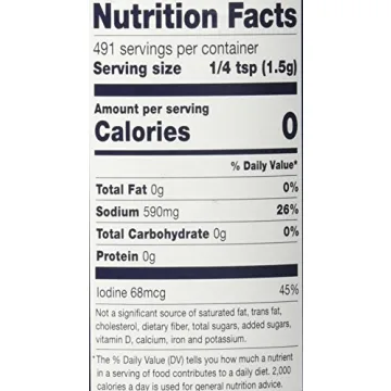 Morton Iodized Salt - 737 Grams of Premium Flavor