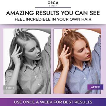 Biotin Hair Growth Serum, Biotin for Hair Growth Oil, Biotin Hair Oil - Biotin Oil, Natural DHT Blocker Hair Serum for Hair Growth, Anti-Thinning Liquid Biotin Hair Growth Serum Women (2oz)