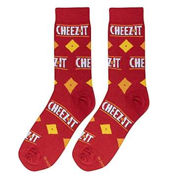 Cheez-It Crazy Socks for Fun Food Lovers