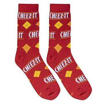 Cheez-It Crazy Socks for Fun Food Lovers