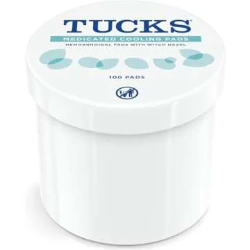 Tucks Medicated Hemorrhoid Cooling Pads. 100 Pads Each (Pack of 2)