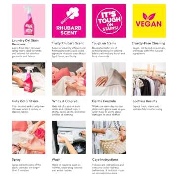 Stardrops - The Pink Stuff - The Miracle Laundry Oxi Stain Remover Spray 2-Pack Bundle (2 Laundry St...