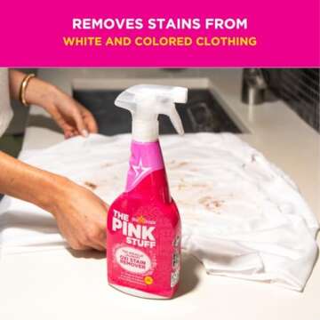 Stardrops - The Pink Stuff - The Miracle Laundry Oxi Stain Remover Spray 2-Pack Bundle (2 Laundry Stain Remover)