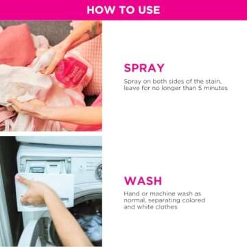 Stardrops - The Pink Stuff - The Miracle Laundry Oxi Stain Remover Spray 2-Pack Bundle (2 Laundry Stain Remover)