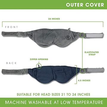 BARMY Weighted Sleep Mask for Deep Sleep & Relaxation